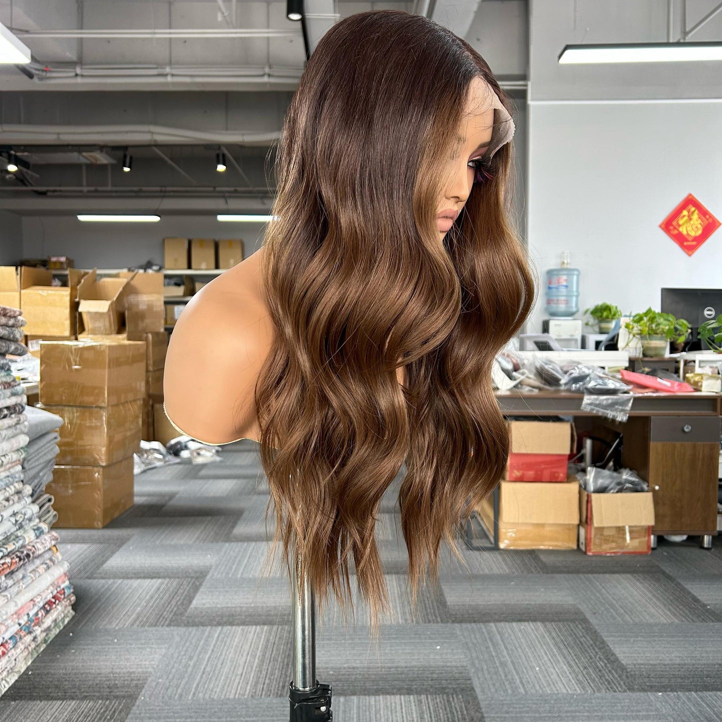 Peluca Avellana Chic 100% Realista | Lace Front 13x6 HD | Cabello Suave, Natural y Resistente al Calor