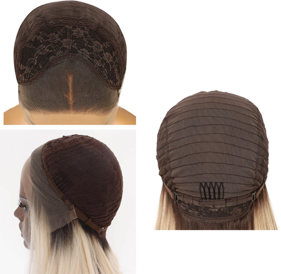 ANASOFIA PELUCA DE FIBRA PREMIUN, ENCAJE FRONTAL 13X3 EFECTO NATURAL Y RESISTENTE AL CALOR.