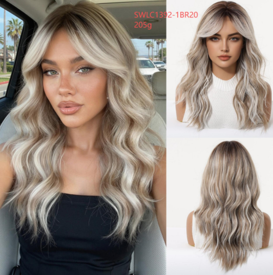 Peluca Clásica Rubio Dorado 16 Pulgadas | Fibra Premium Resistente al Calor | Ross Wigs