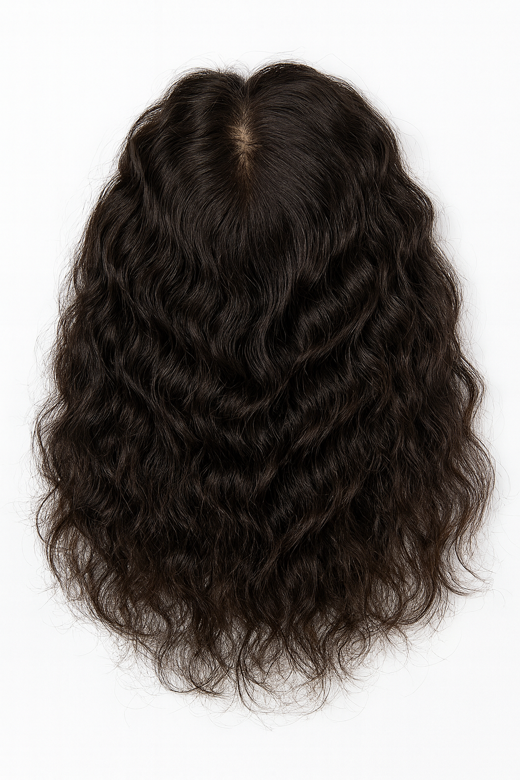 Topper de Cabello 100% Humano 14x16 cm | 14” | 90g | Solución Natural para Alopecia