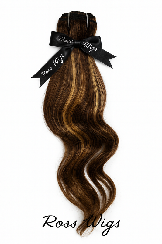 Extensiones de Cabello 100% Humano 22” – 110g con 7 Piezas de Clip, Naturales y Reutilizables