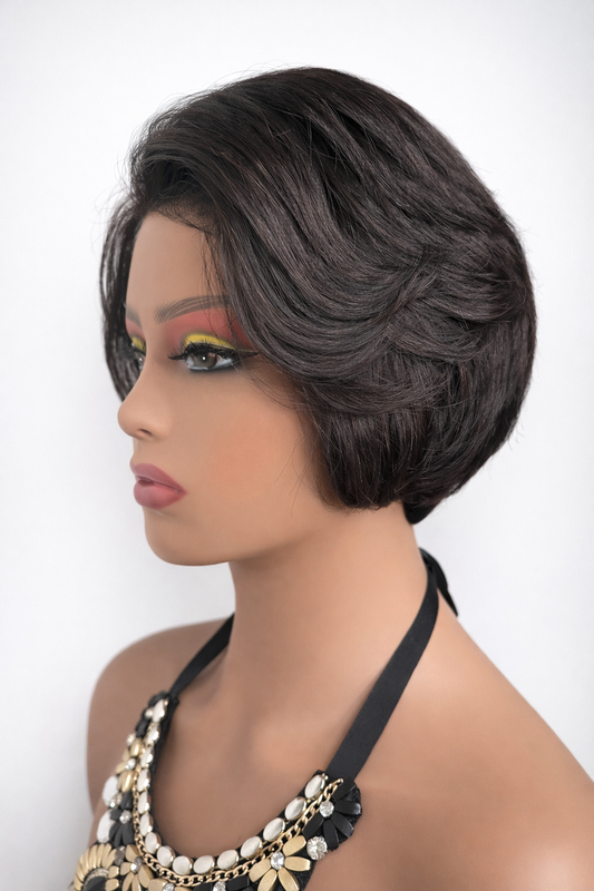 PELUCA DE CABELLO 100% HUMANO 6 PULGADAS