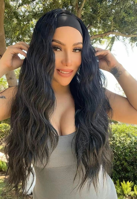 KRISTEL PELUCA CON DIADEMA RESISTENTE AL CALOR