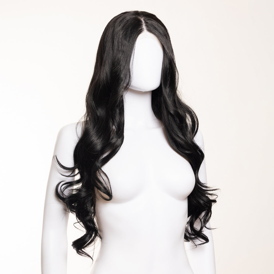 AZABACHE PELUCA NEGRA CON ONDAS