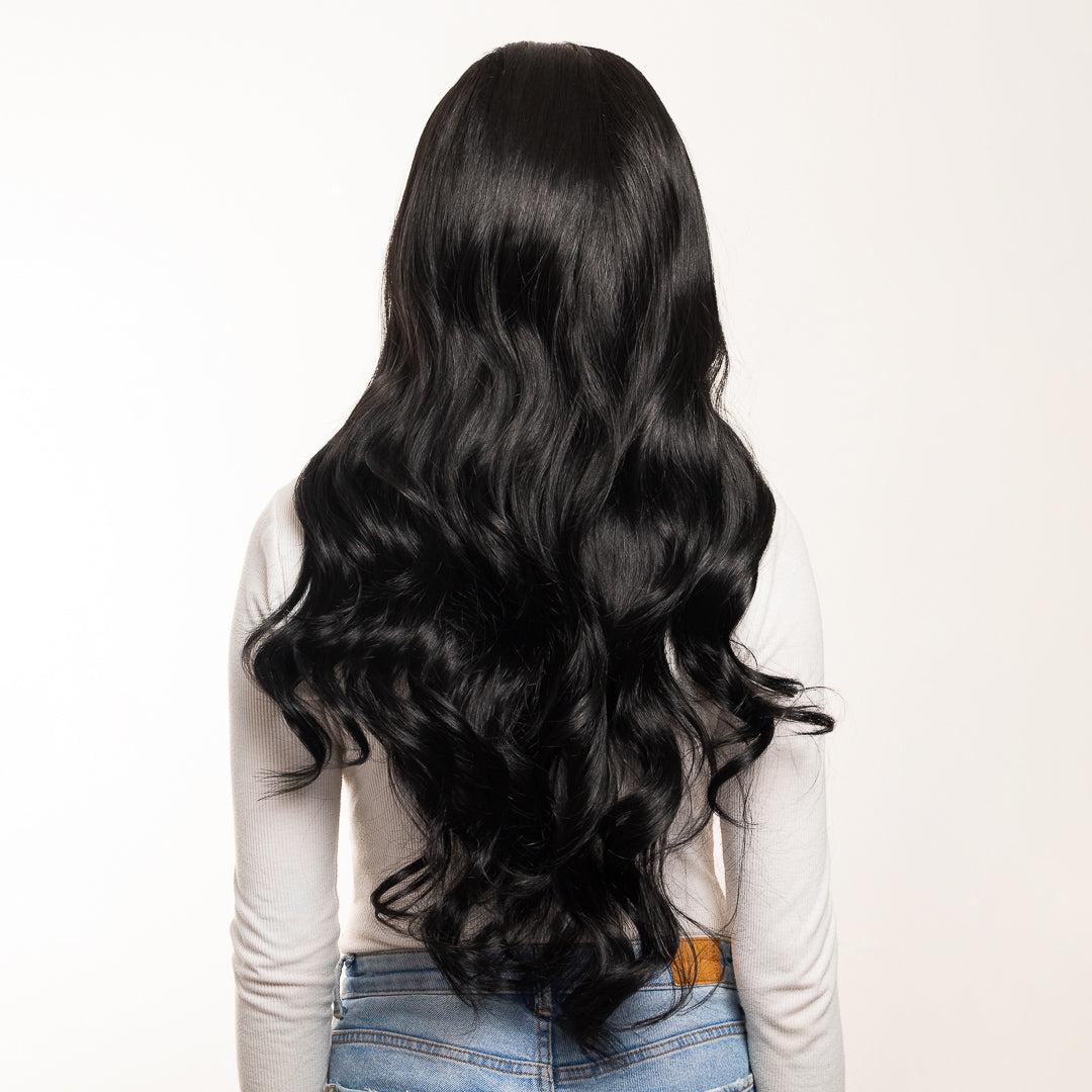 AZABACHE PELUCA NEGRA CON ONDAS