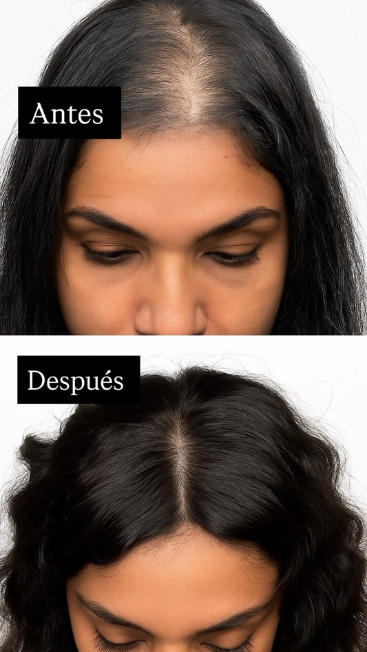 Topper de Cabello 100% Humano 20” | Base 9x14 cm | Volumen Natural para Alopecia