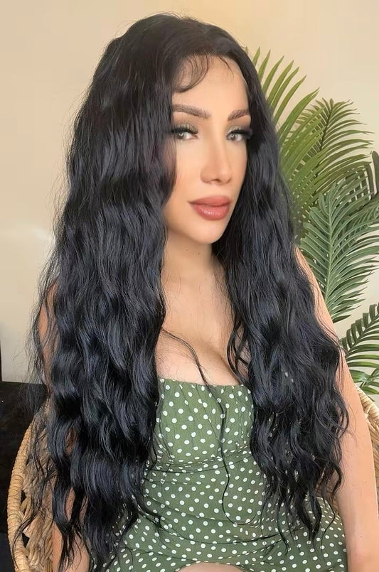 JENNER PELUCA REALISTA RESISTENTE AL CALOR NO NECESITA PEGAMENTO