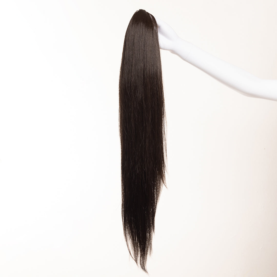 PONYTAIL CASTAÑO LISA