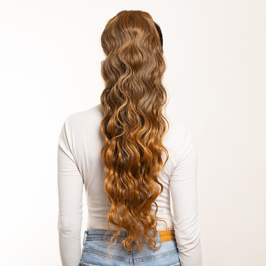 PONYTAIL DEGRADADO ONDULADO