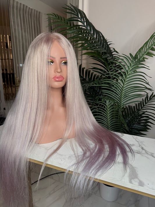 Peluca de Cabello 100% Humano 28” 4x4 Lace Closure – Extra Larga, Realista y Premium