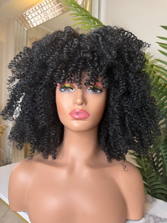 Peluca de fibra sintética resistente al calor | Ideal para disfraces