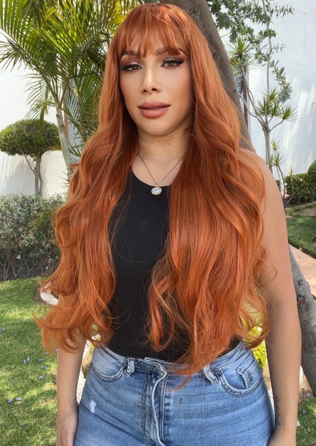 DEBORAH PELUCA CON FLECO COBRIZA