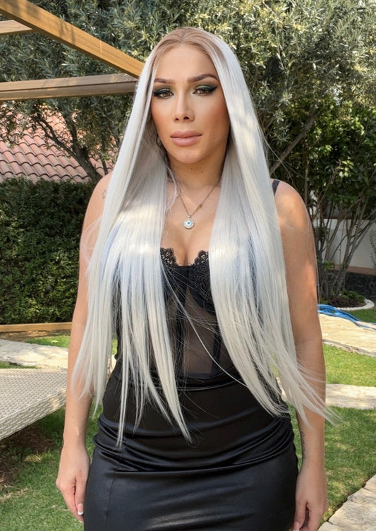 ALASKA PELUCA LISA BLANCA