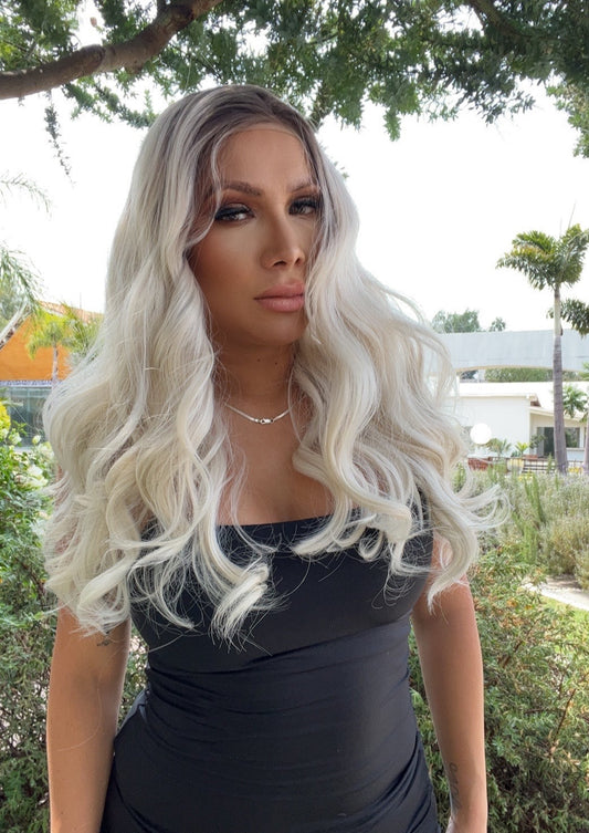 OASIS PELUCA CON ONDAS BLANCA