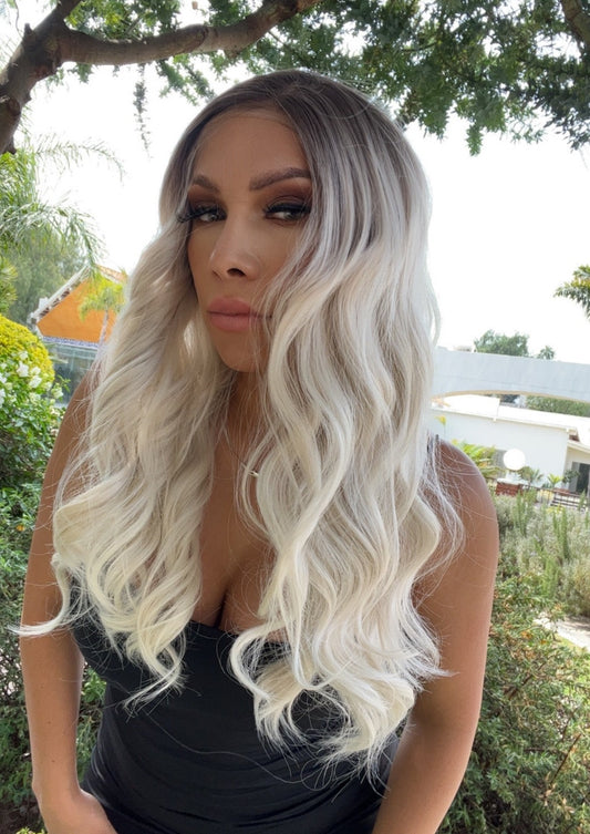 OASIS PELUCA CON ONDAS BLANCA