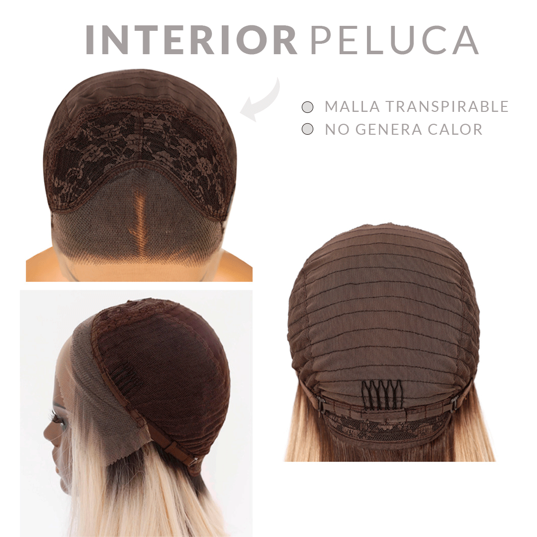 ALASKA PELUCA LISA BLANCA