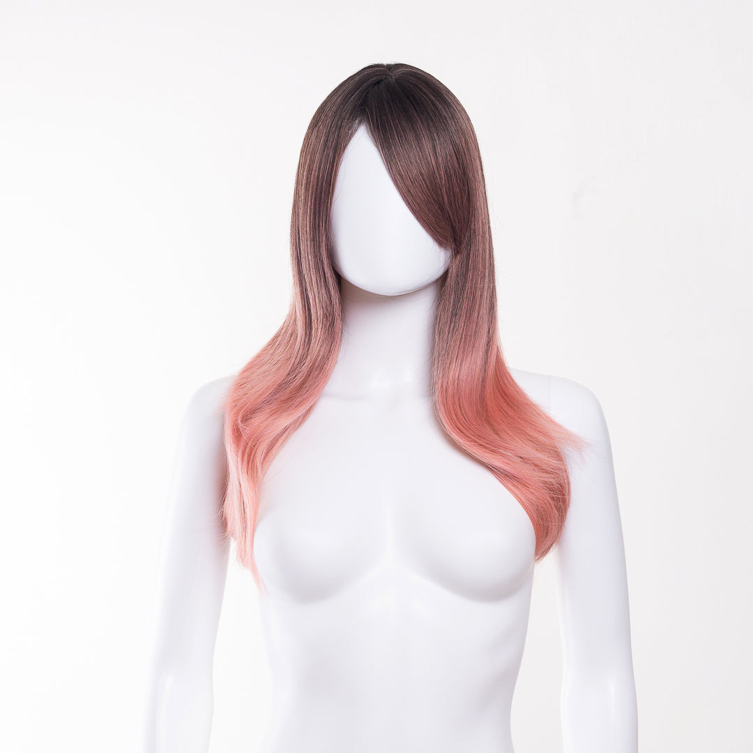 KYLIE PELUCA CON FLECO ROSA