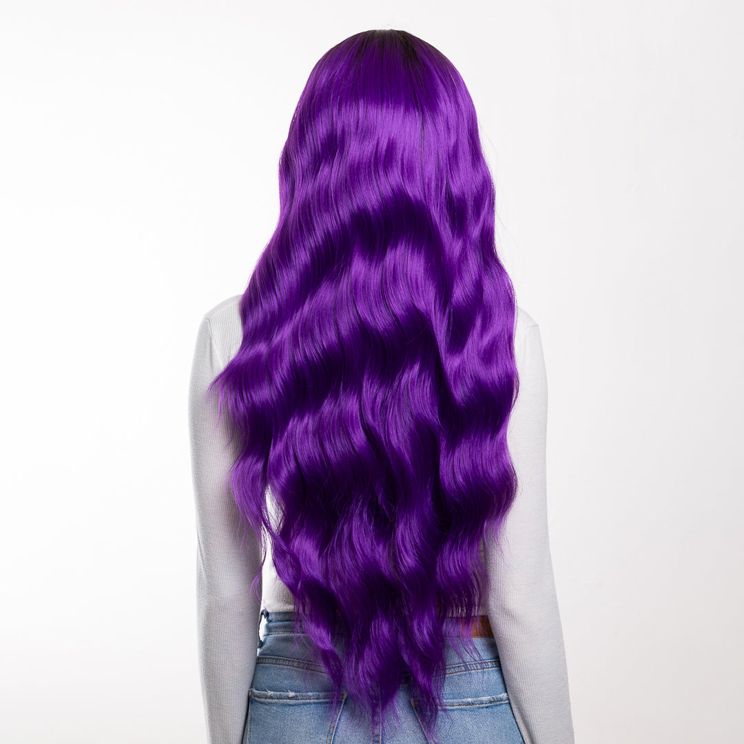 LILA PELUCA MORADA CON ONDAS