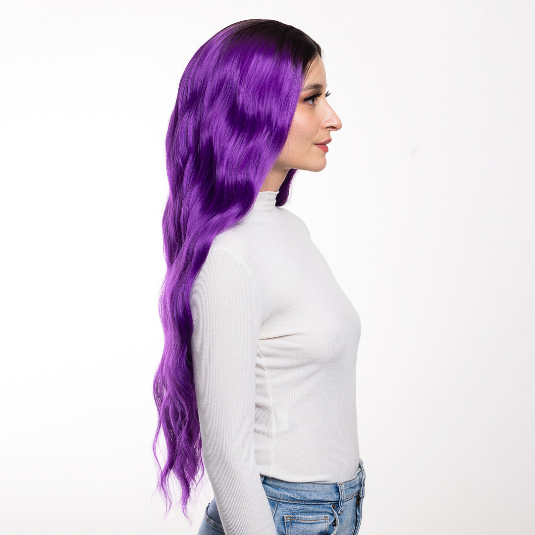 LILA PELUCA MORADA CON ONDAS