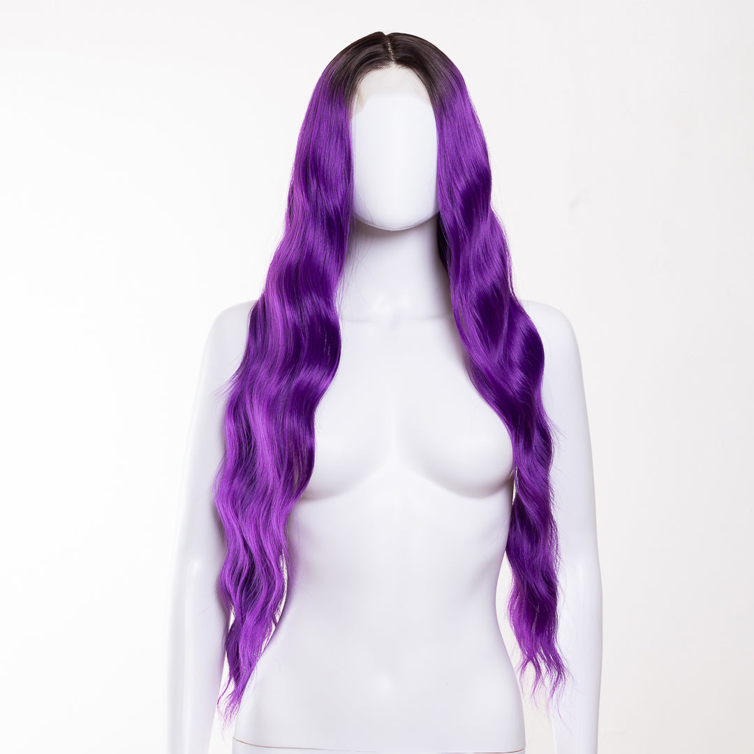 LILA PELUCA MORADA CON ONDAS