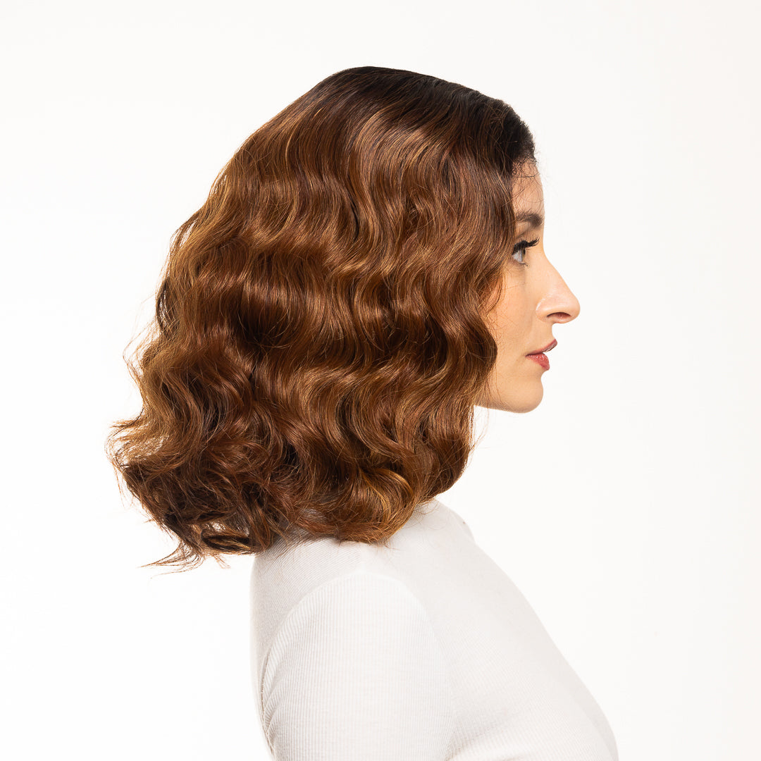 LORENZA PELUCA CHOCOLATE CON ONDAS