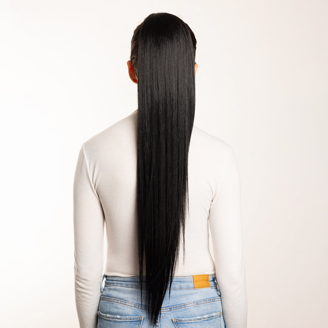PONYTAIL CASTAÑO LISA
