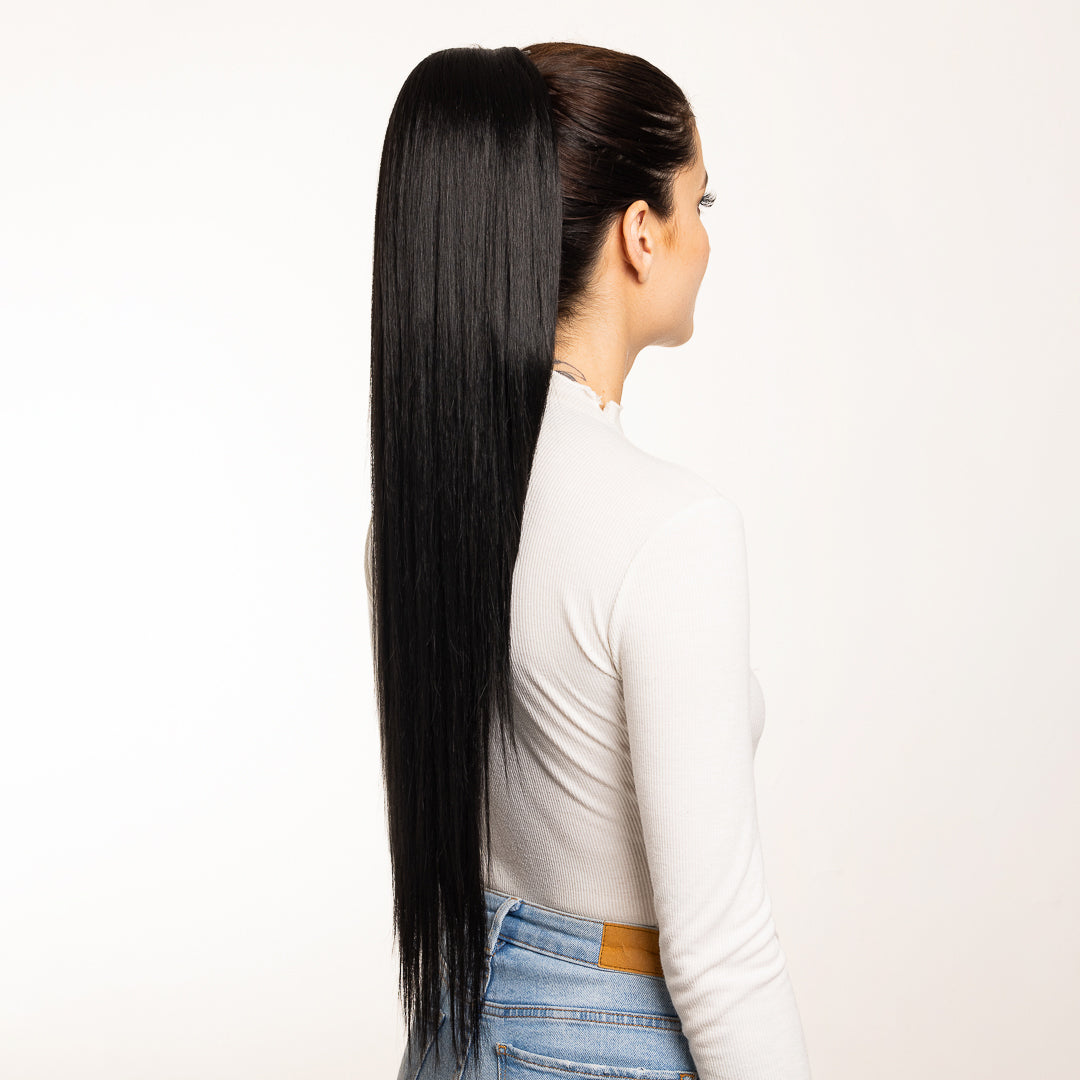 PONYTAIL CASTAÑO LISA