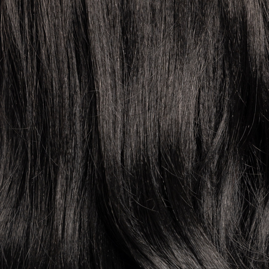 PONYTAIL NEGRA ONDULADA
