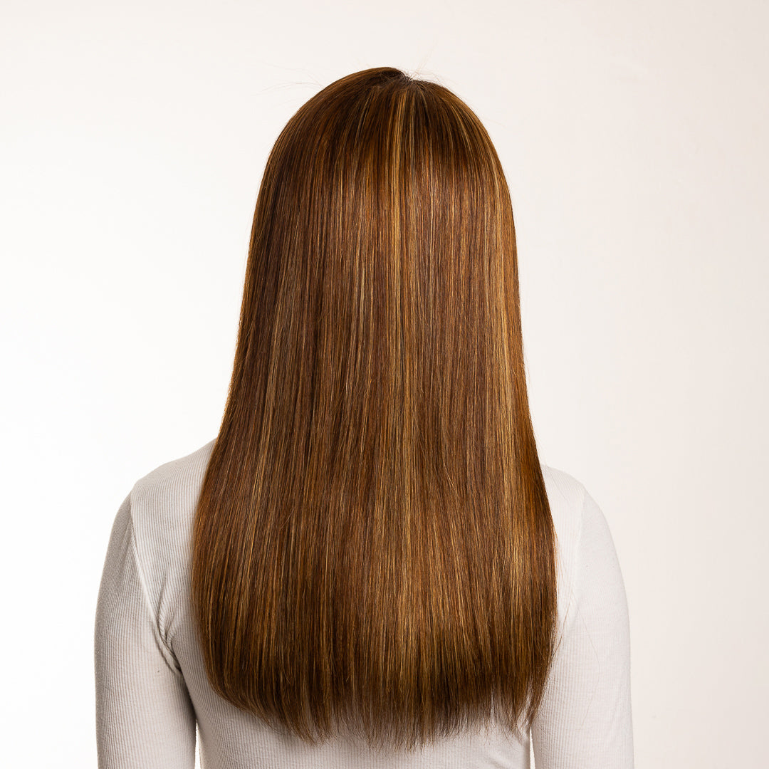 PELUCA DE CABELLO HUMANO PIANO COLOR 18 PULGADAS