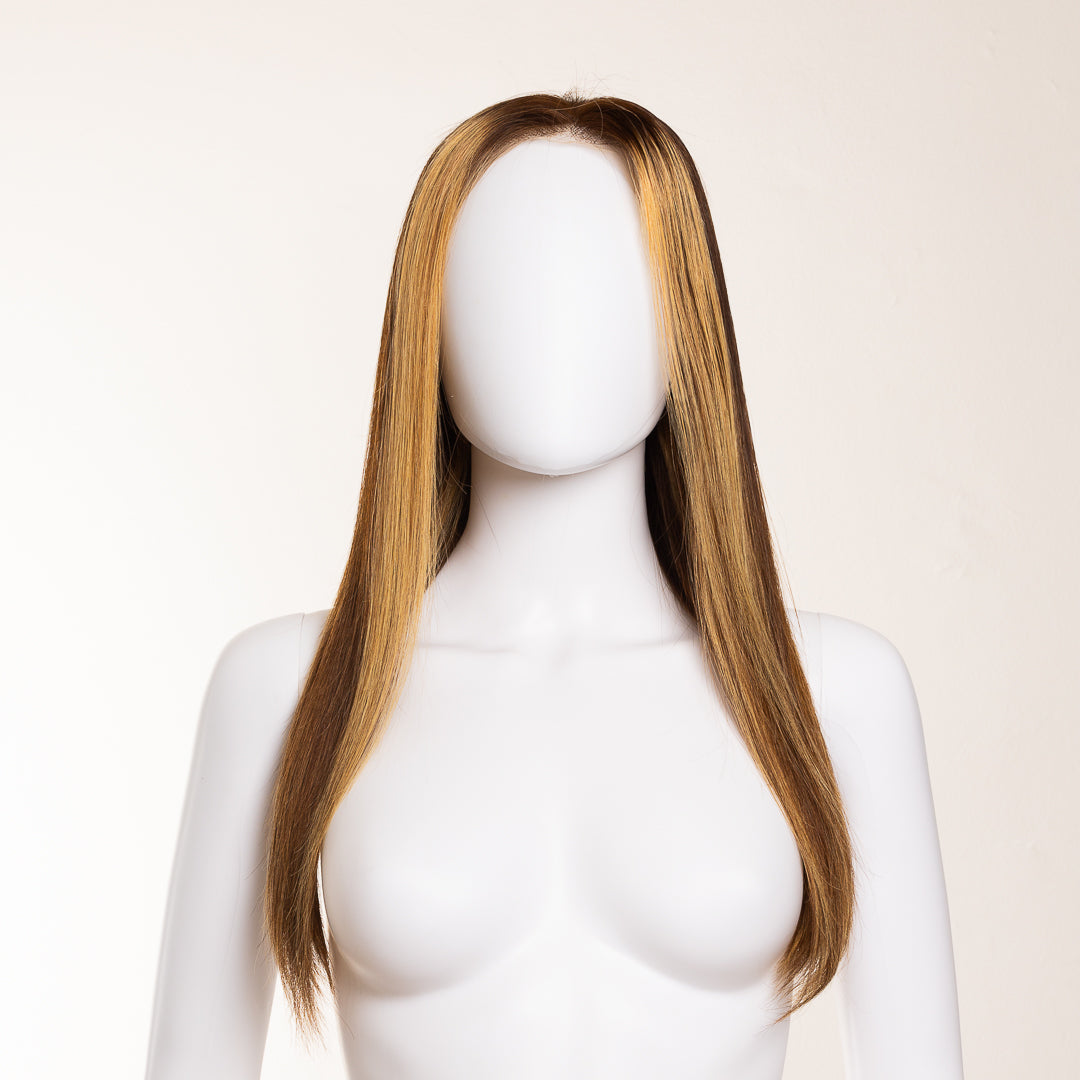 PELUCA DE CABELLO HUMANO PIANO COLOR 18 PULGADAS