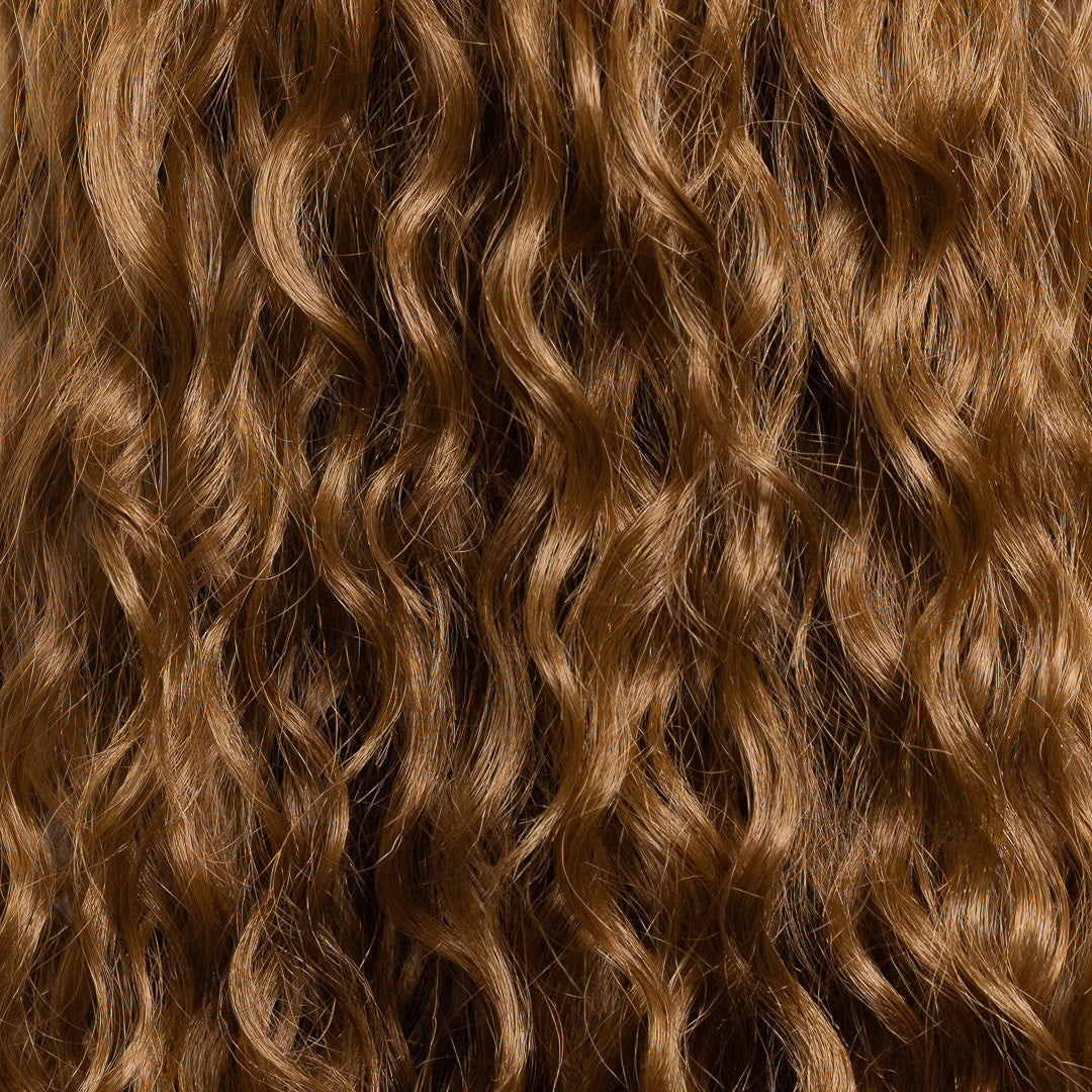 PONYTAIL RIZADO CHOCOLATE