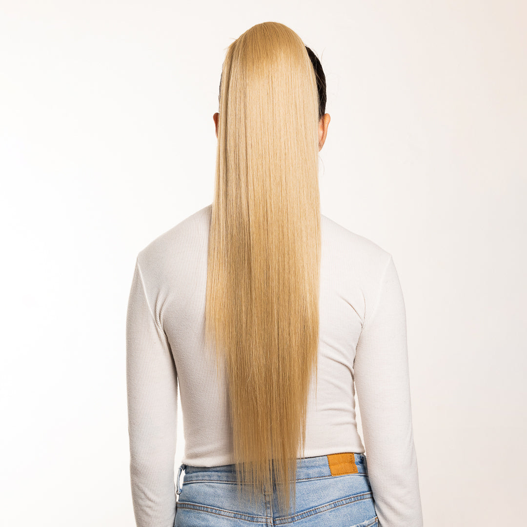 PONYTAIL CASTAÑO LISA