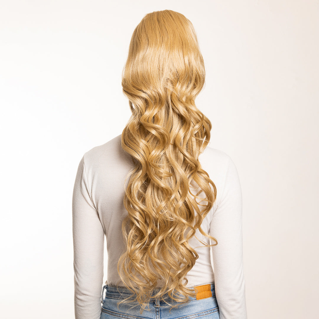 PONYTAIL NEGRA ONDULADA