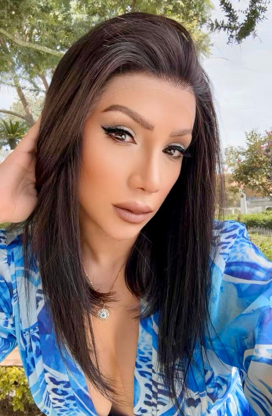 PELUCA DE CABELLO 100% HUMANO 14 PULGADAS