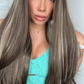 PELUCA 28 PULGADAS CORTE EN CAPAS CON RAYOS DORADOS | LACE FRONTAL 13X6 180G CABELLO NATURAL (Copia)