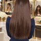 PELUCA 100% CABELLO HUMANO LISA 20" | LACE FRONT 13X4 DENSIDAD 180% | LÍNEA ROSS ESSENTIAL