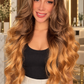 AVELLANA | PELUCA LACE FRONT EN T BALAYAGE CARAMELO INTENSO REALISTA
