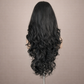 PELUCA REALISTA COLOR NEGRA 13X6 26 PULGADAS