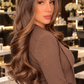 MELISSA | PELUCA REALISTA ONDULADA LACE 13X3 EFECTO MIEL 20" CON VOLUMEN