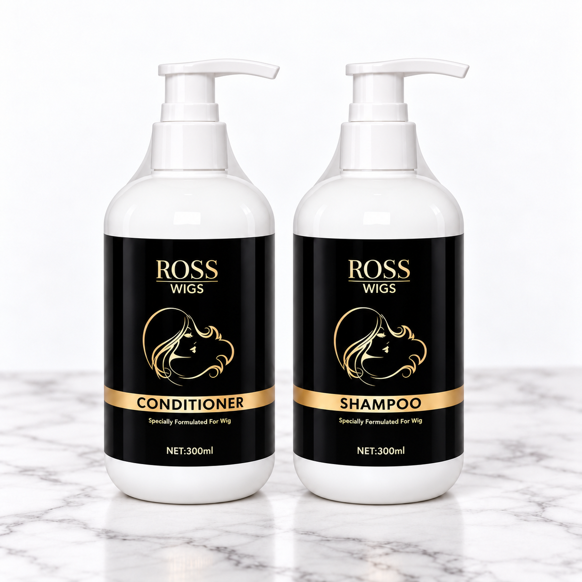 KIT FIBRA PREMIUM | SHAMPOO Y ACONDICIONADOR PARA PELUCAS DE FIBRA 300 ML