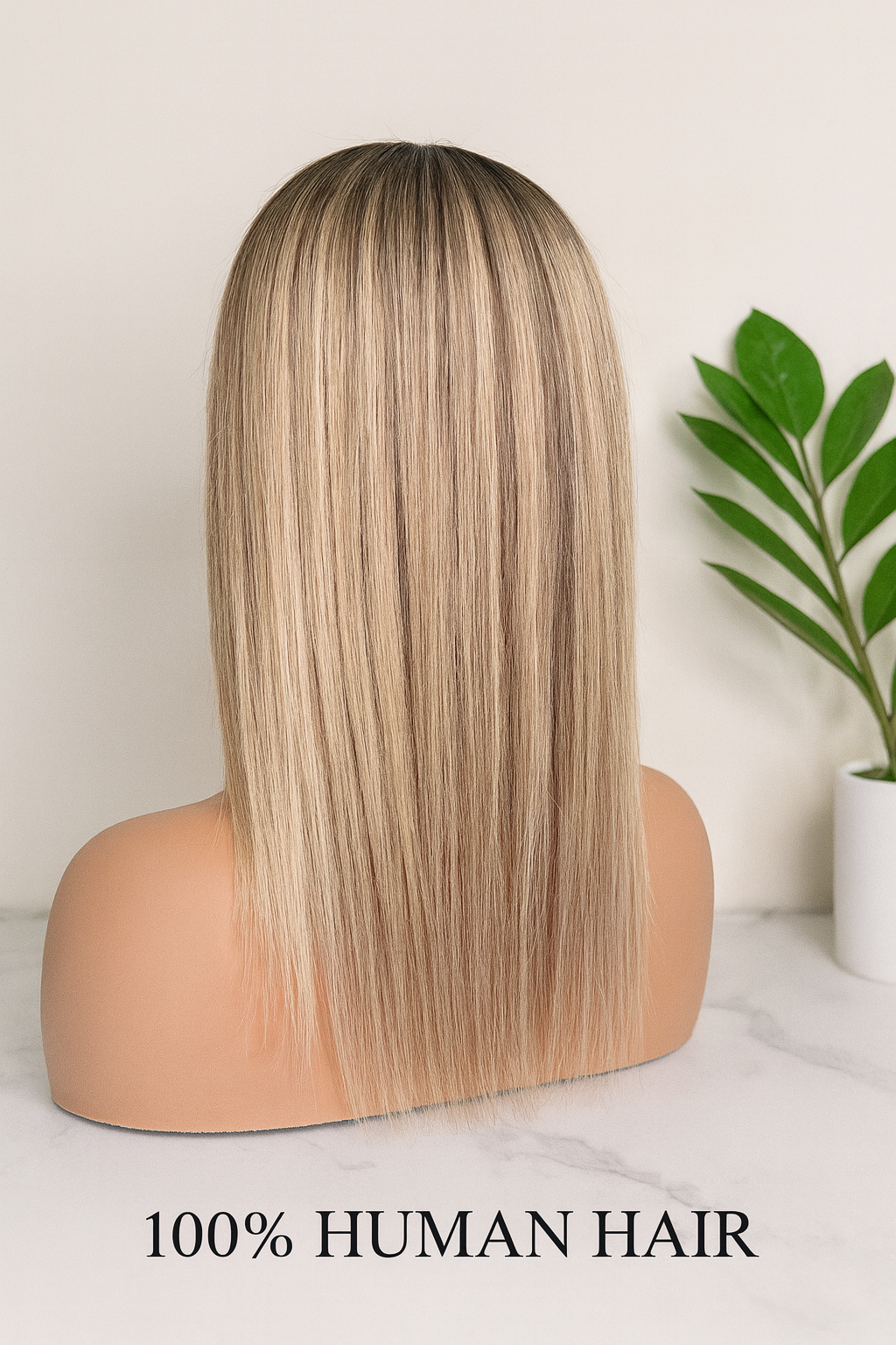 Peluca Rubia con rayitos 13x4 Lace Front | Realista, Ligera y Premium – ROSS WIGS