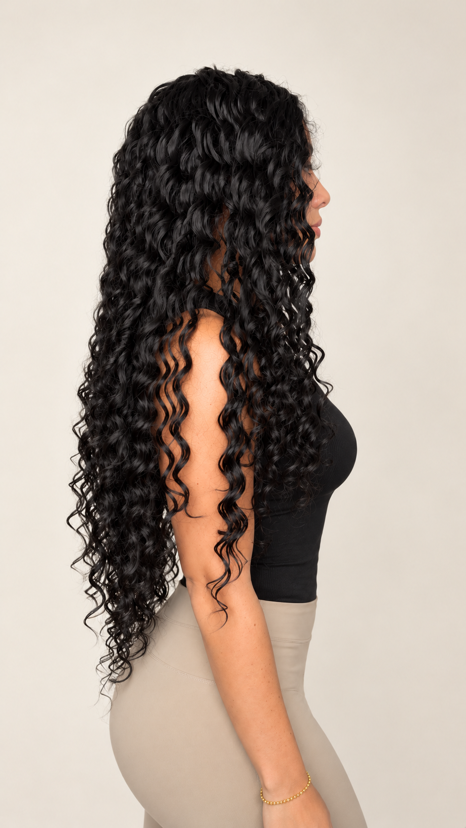PELUCA GLUELESS LACE 13X6 | FIBRA PREMIUM RESISTENTE AL CALOR 26" REALISTA