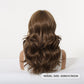 Peluca Clásica 16 Pulgadas Café con Ondas Naturales | Simulación de Raíz | Ross Wigs