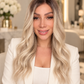Peluca Rubia Extra Clara con Raíz 16 Pulgadas
