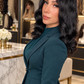 PELUCA 100% CABELLO HUMANO CORTE MARIPOSA 14" NEGRA | GLUELESS SIN PEGAMENTO LACE 5X5 | LÍNEA ROSS ESSENTIAL