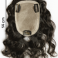 Topper de Cabello 100% Humano 20” | Base 9x14 cm | Volumen Natural para Alopecia