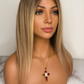 Peluca Rubia con rayitos 13x4 Lace Front | Realista, Ligera y Premium – ROSS WIGS