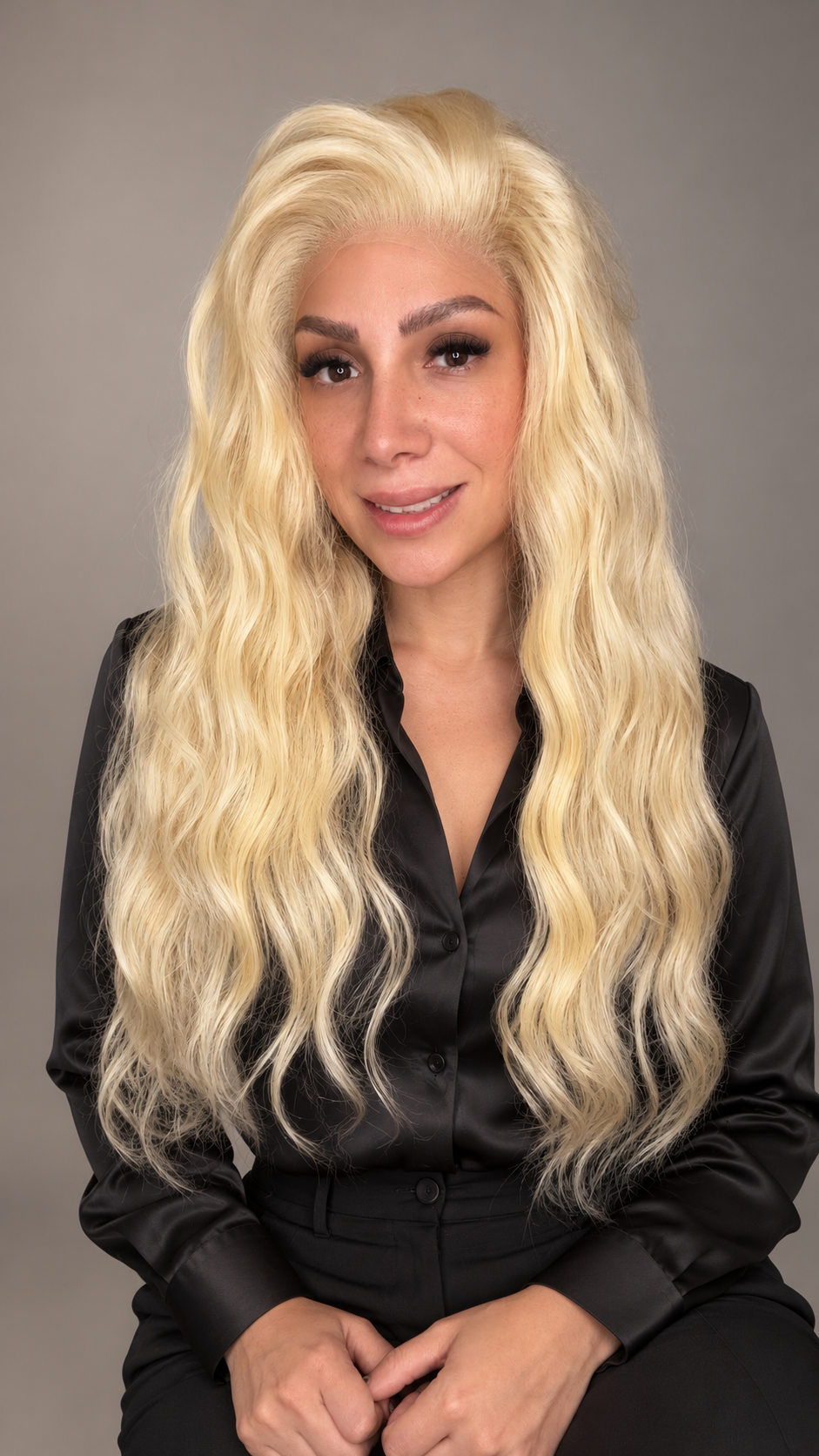 Peluca rubia 613 de cabello 100% humano, 24 pulgadas | Ross Wigs