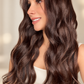 PELUCA DE CABELLO 100% HUMANO 24" CAFÉ TONO 4 | LACE FRONT 13X4 | DENSIDAD 180%
