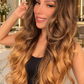 AVELLANA | PELUCA LACE FRONT EN T BALAYAGE CARAMELO INTENSO REALISTA